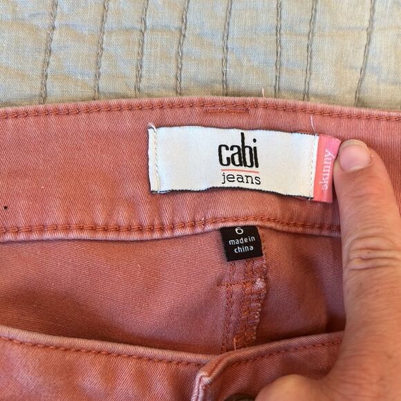 Cabi Colored Skinny Jeans Style 5310 Size 6 - Picture 6 of 7